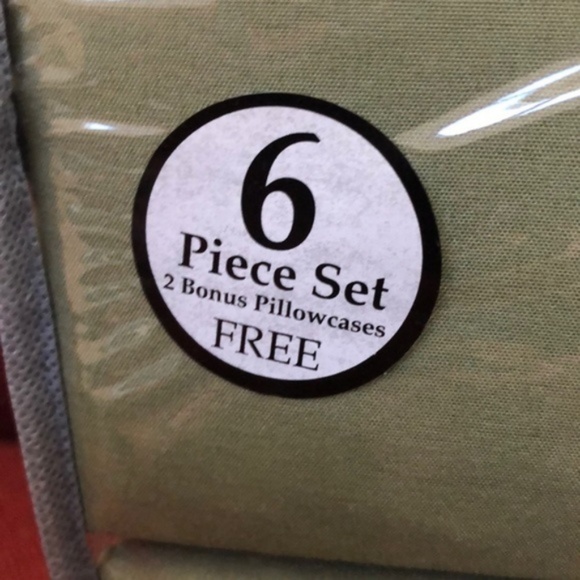 Bamboo Sheets 6 piece set King/Cal Olive - Picture 5 of 5